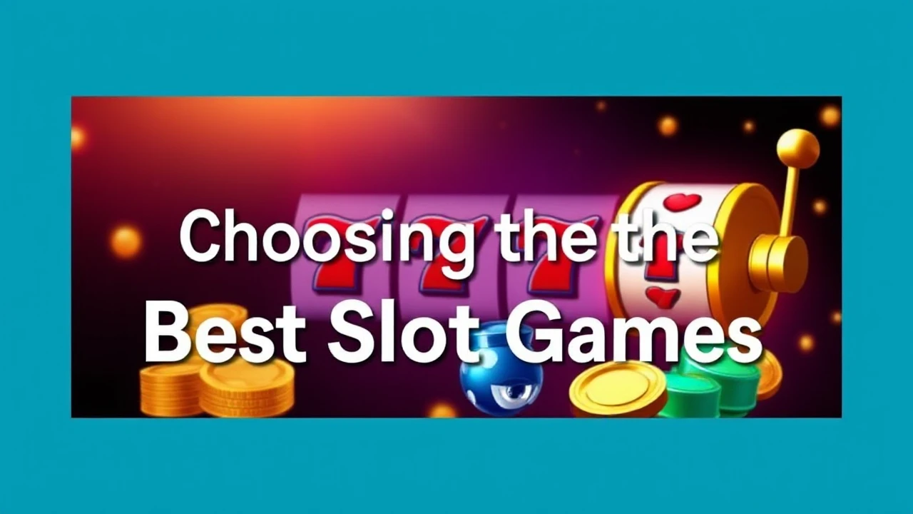 Your Definitive Handbook for Choosing the Best Slot Games